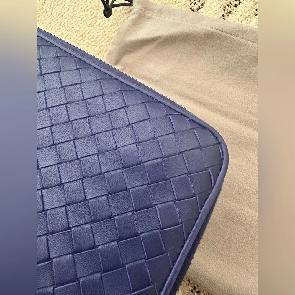 Bottega Veneta Intrecciato Zip Around Wallet